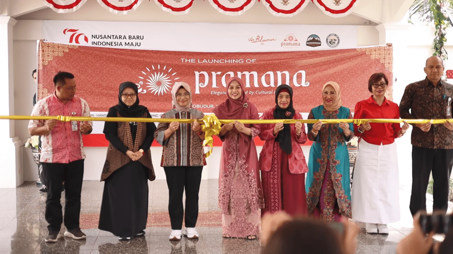 Wonderful indonesia borobudur pramana craft launching kementerian pariwisata masruroh erwita dianti sandiaga uno